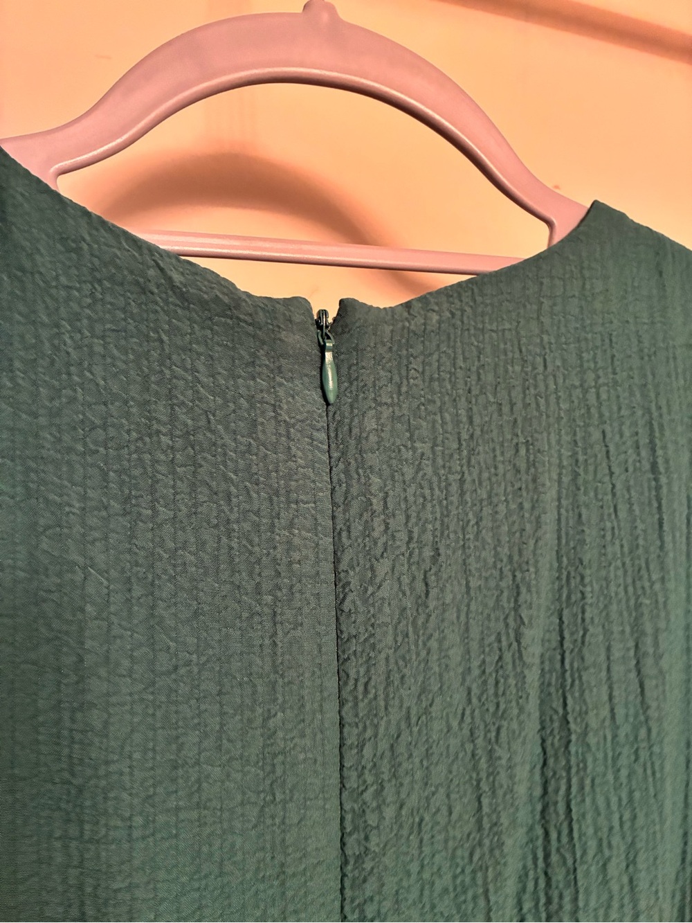 Calvin Klein Emerald Green Sleeveless Pleated Jumpsuit - Picture 9 of 9
